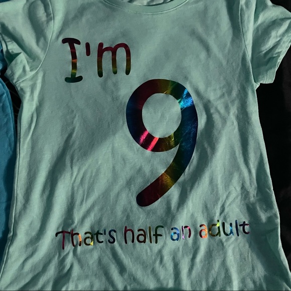 Twin 9th birthday shirts 10/12 - Picture 3 of 8